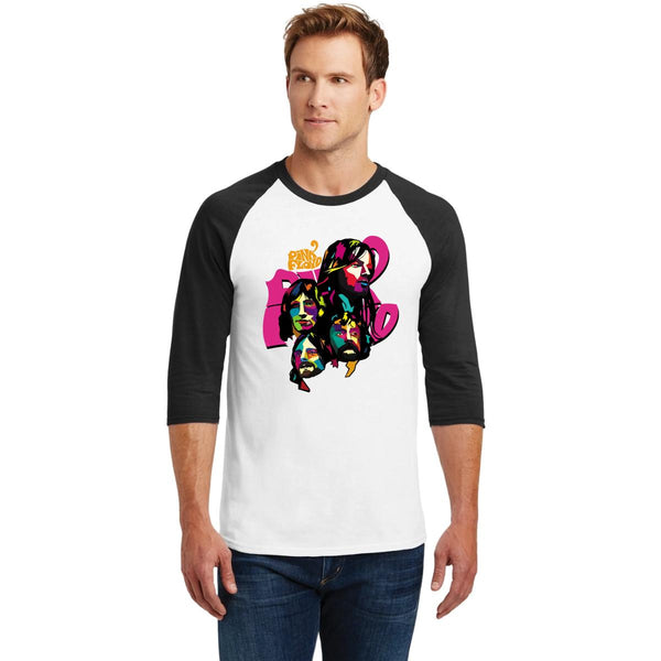 Playera Raglán Manga 3/4 Hombre Rock Pink Floyd Póster 000918