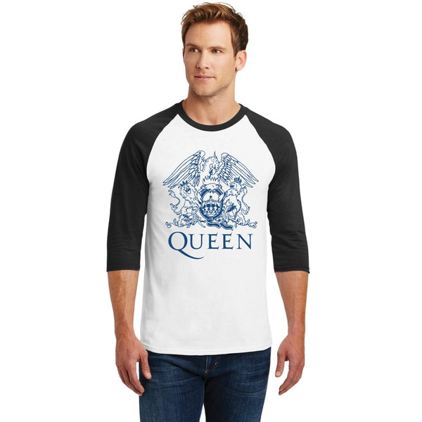 Playera Raglán Manga 3/4 Hombre Rock Queen Logo 000957