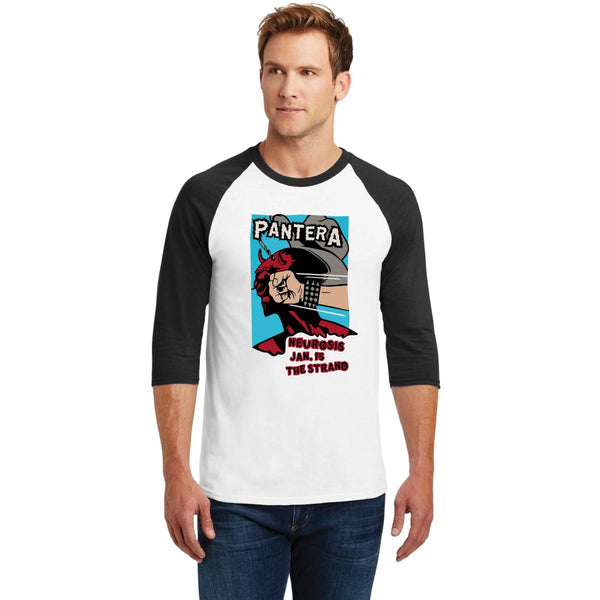 Playera Raglán Manga 3/4 Hombre Rock Pantera Neurosis 000962