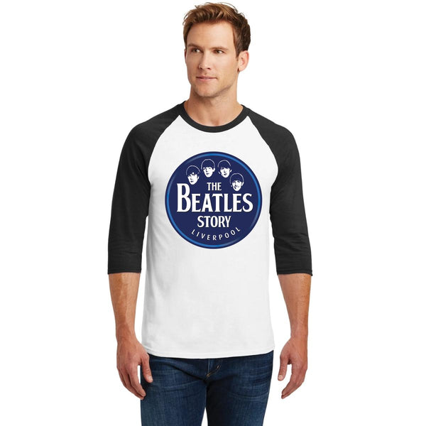 Playera Raglán Manga 3/4 Hombre Rock The Beatles Story 000986