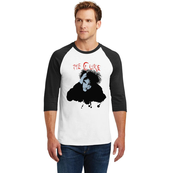 Playera Raglán Manga 3/4 Hombre Rock The Cure Robert Smith 000987