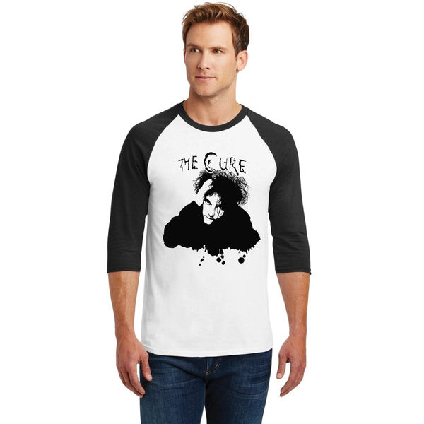 Playera Raglán Manga 3/4 Hombre Rock The Cure Robert Smith 000988