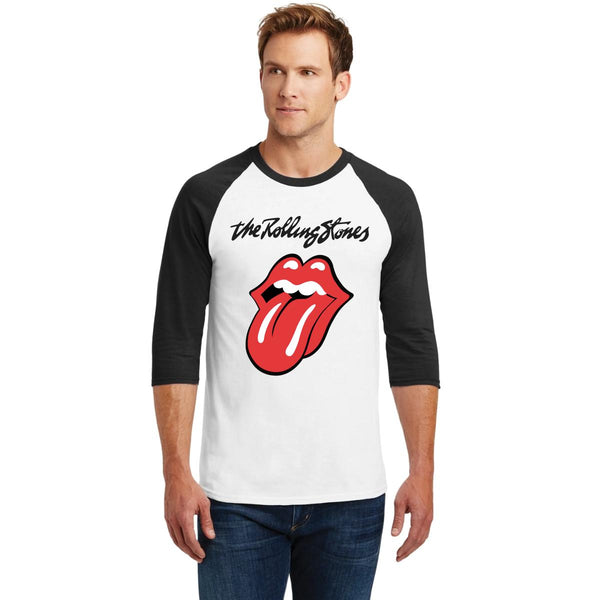 Playera Raglán Manga 3/4 Hombre Rock The Rolling Stones 001002