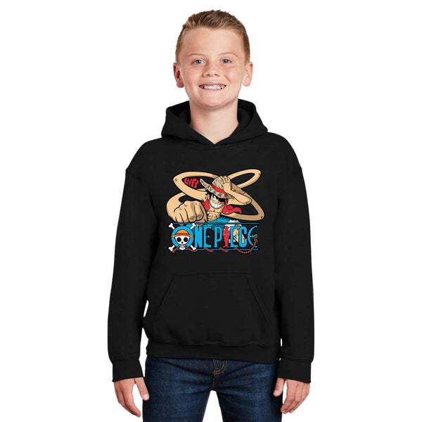 Sudadera Niños Hoodie Anime One piece Monkey D Luffy 311
