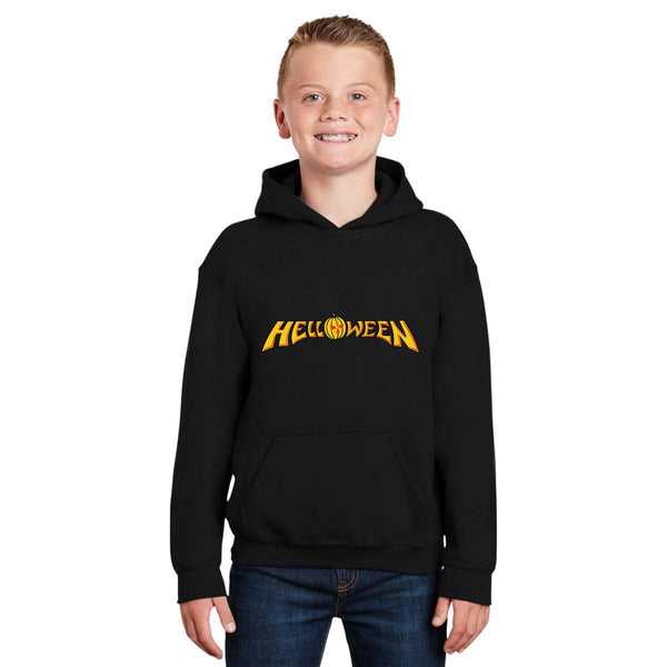 Sudadera Niños Hoodie Rock Helloween Logo 000894