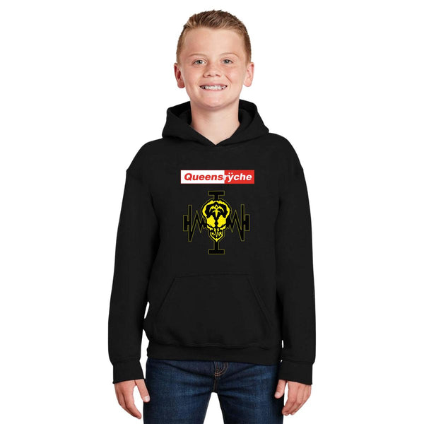 Sudadera Niños Hoodie Rock Queensryche Póster 000956