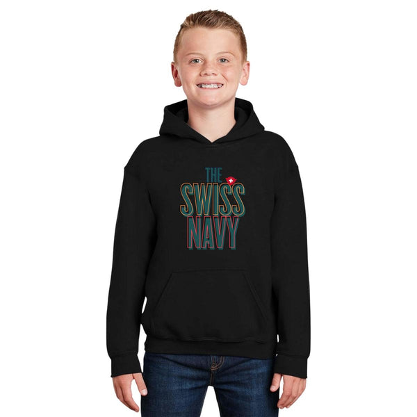 Sudadera Niños Hoodie The Swiss Navy Logotipo