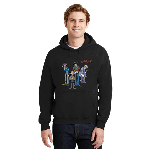Sudadera Hombre Hoodie Rock Gorillaz 000893