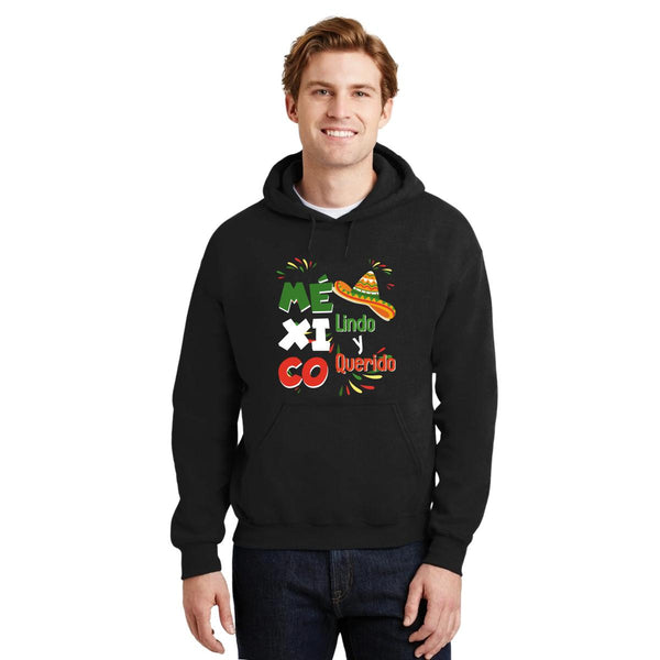Sudadera Hombre Hoodie México Lindo y Querido