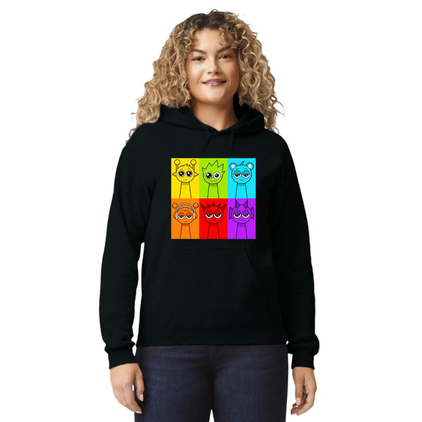 Sudadera Mujer Hoodie Gamer Incredibox Sprunki 001959
