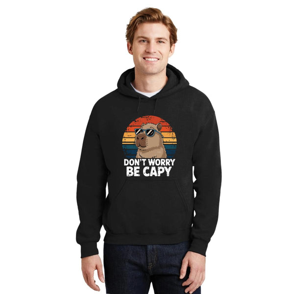 Sudadera Hombre Hoodie Capibara Carpincho Frases 001688