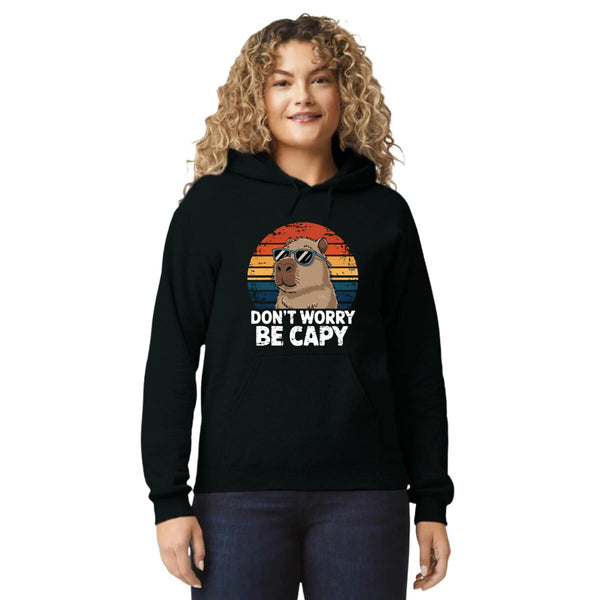 Sudadera Mujer Hoodie Capibara Carpincho Frases 001688