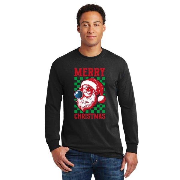Playera Manga Larga Hombre Merry Christmas
