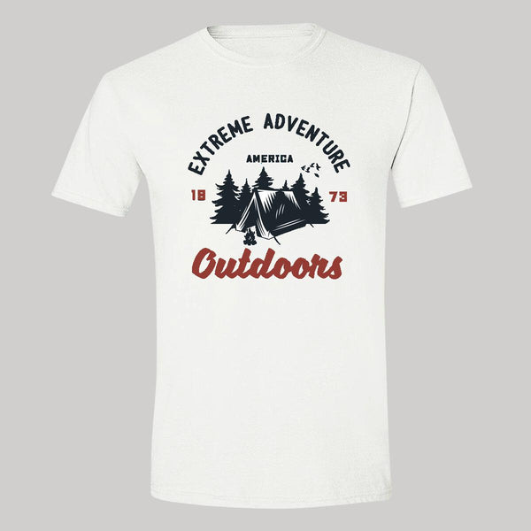 Playera Hombre Camping Senderismo Frases CO1018