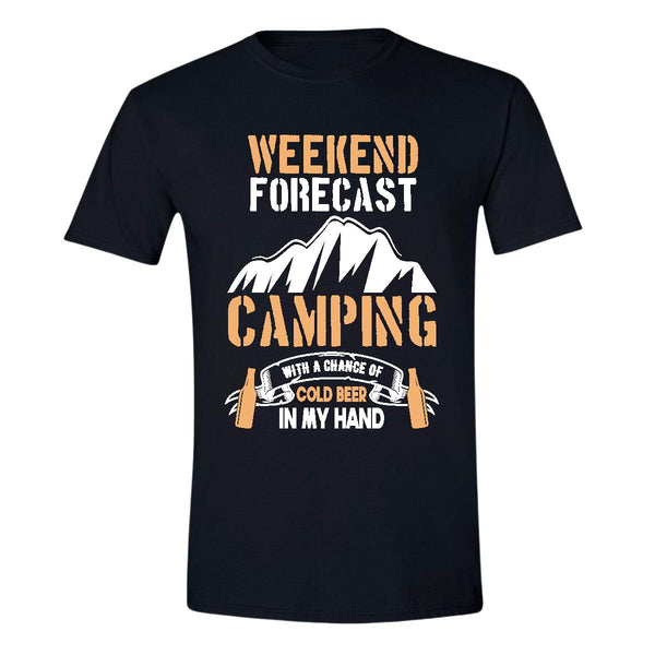 Playera Hombre Camping Senderismo Frases CO1047