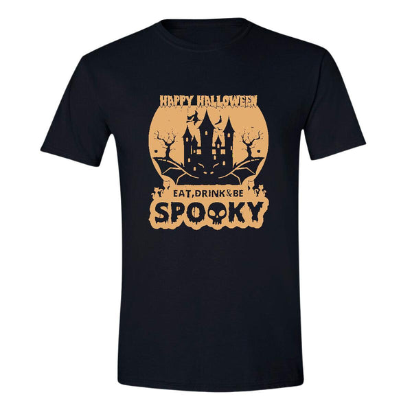 Playera Hombre Halloween Monstruos Calabaza HW2004