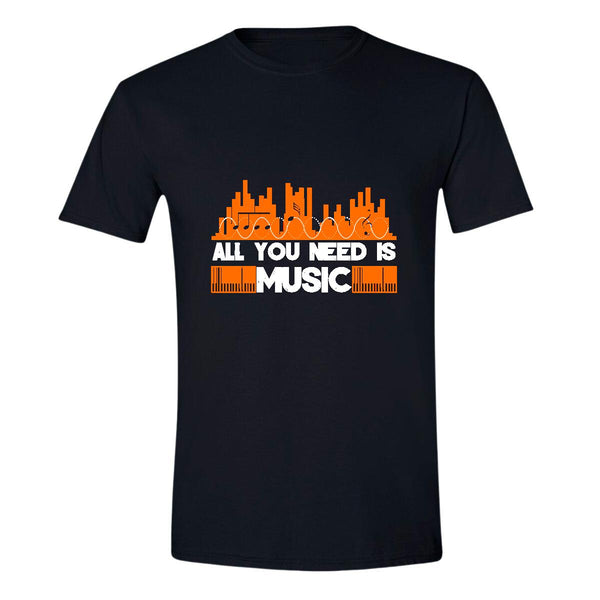 Playera Hombre Música Rock Guitarra MU1041