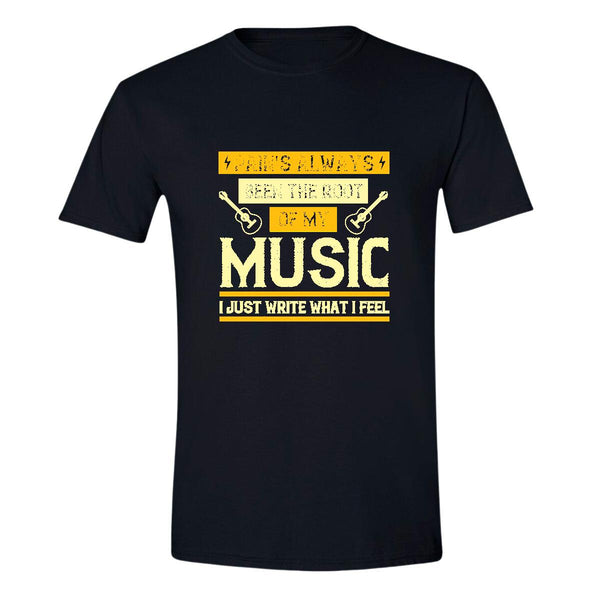 Playera Hombre Música Rock Guitarra MU2040