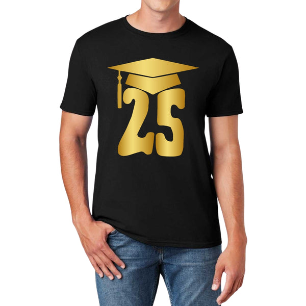 Playera Hombre Graduación Graduado Birrete