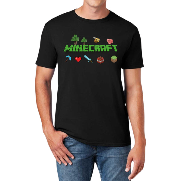 Playera Hombre Gamer Minecraft