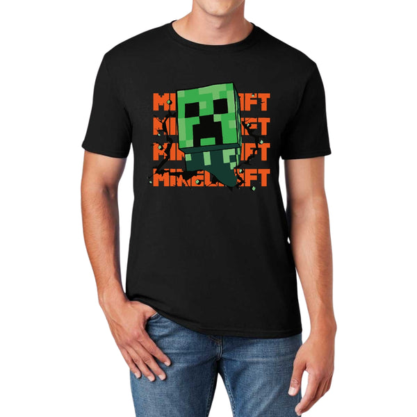 Playera Hombre Video Juego Minecraft Creeper