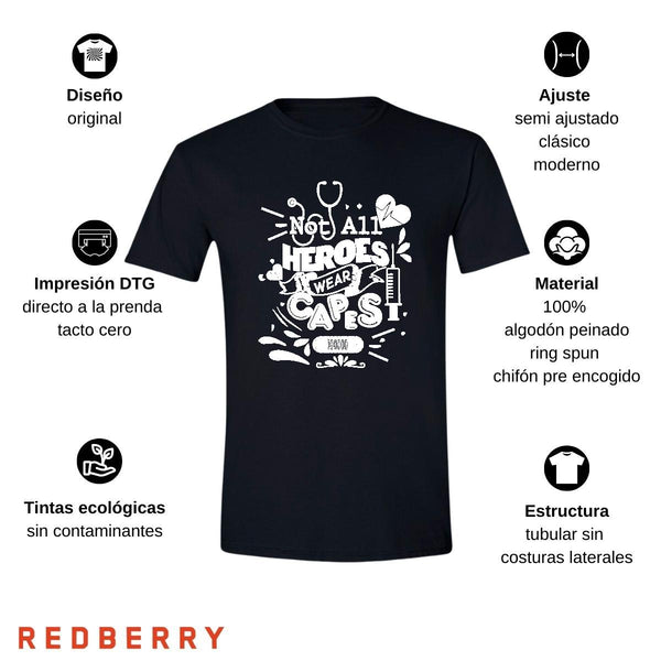 Playera Hombre Enfermera Medicina Frases NR1020