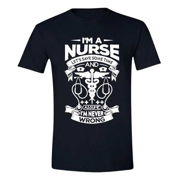 Playera Hombre Enfermera Medicina Frases NR1032