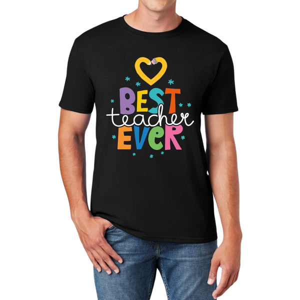 Playera Hombre Día del Maestro Best Teacher Ever
