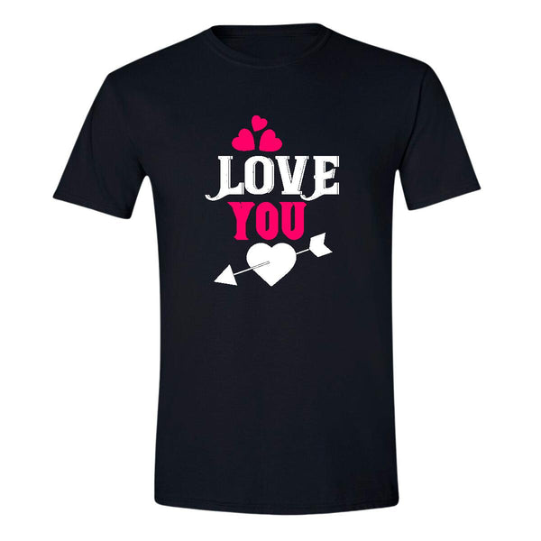 Playera Hombre San Valientín Corazones Amor VD1031