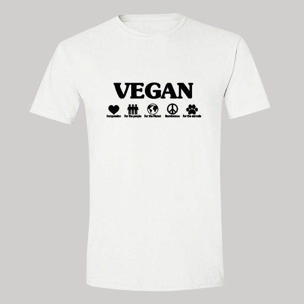 Playera Hombre Veganos Vegetariano Frases VG1019